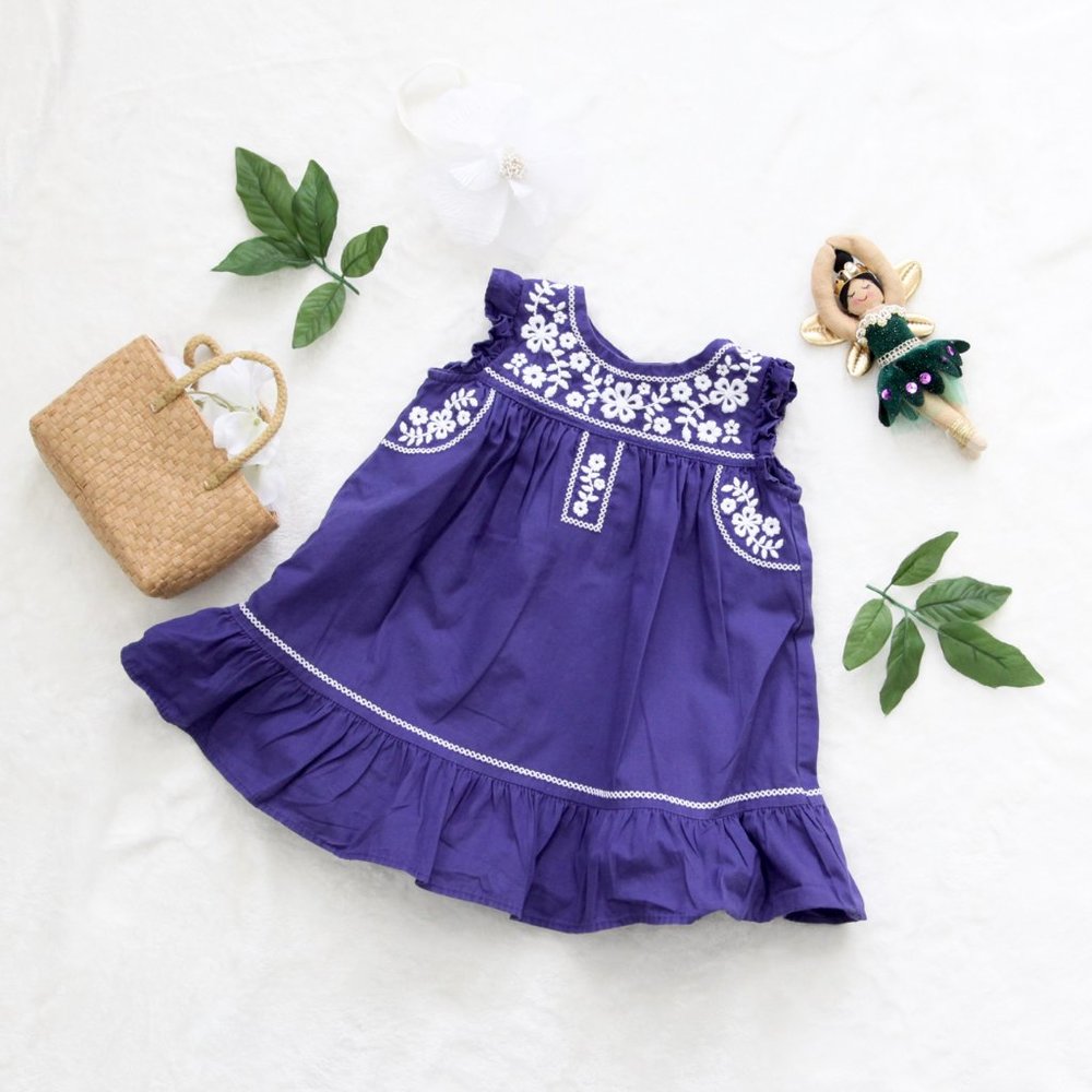 Purple Infant Dress